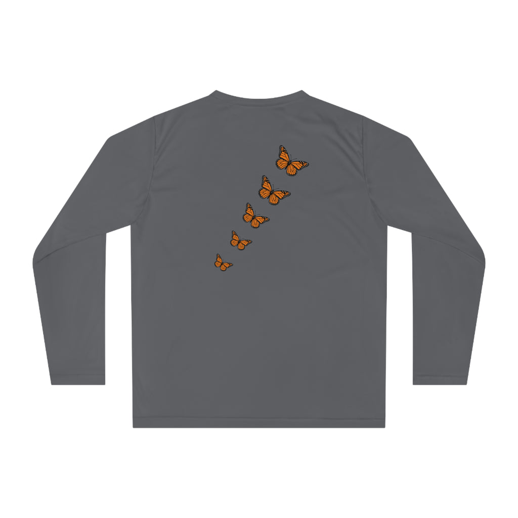 Copy of Unisex Performance Long Sleeve Shirt - My Ways are not yours - Butterfly
