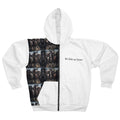 Horse Herd Pattern Zip Hoodie — Equestrian All-Over Print