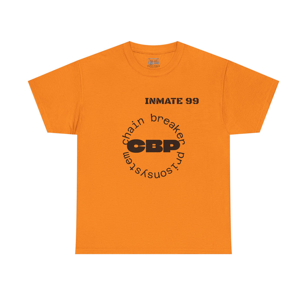 Inmate Freedom T-Shirt — 'INMATE' Back Print with John 8:36 Inspirational Tee