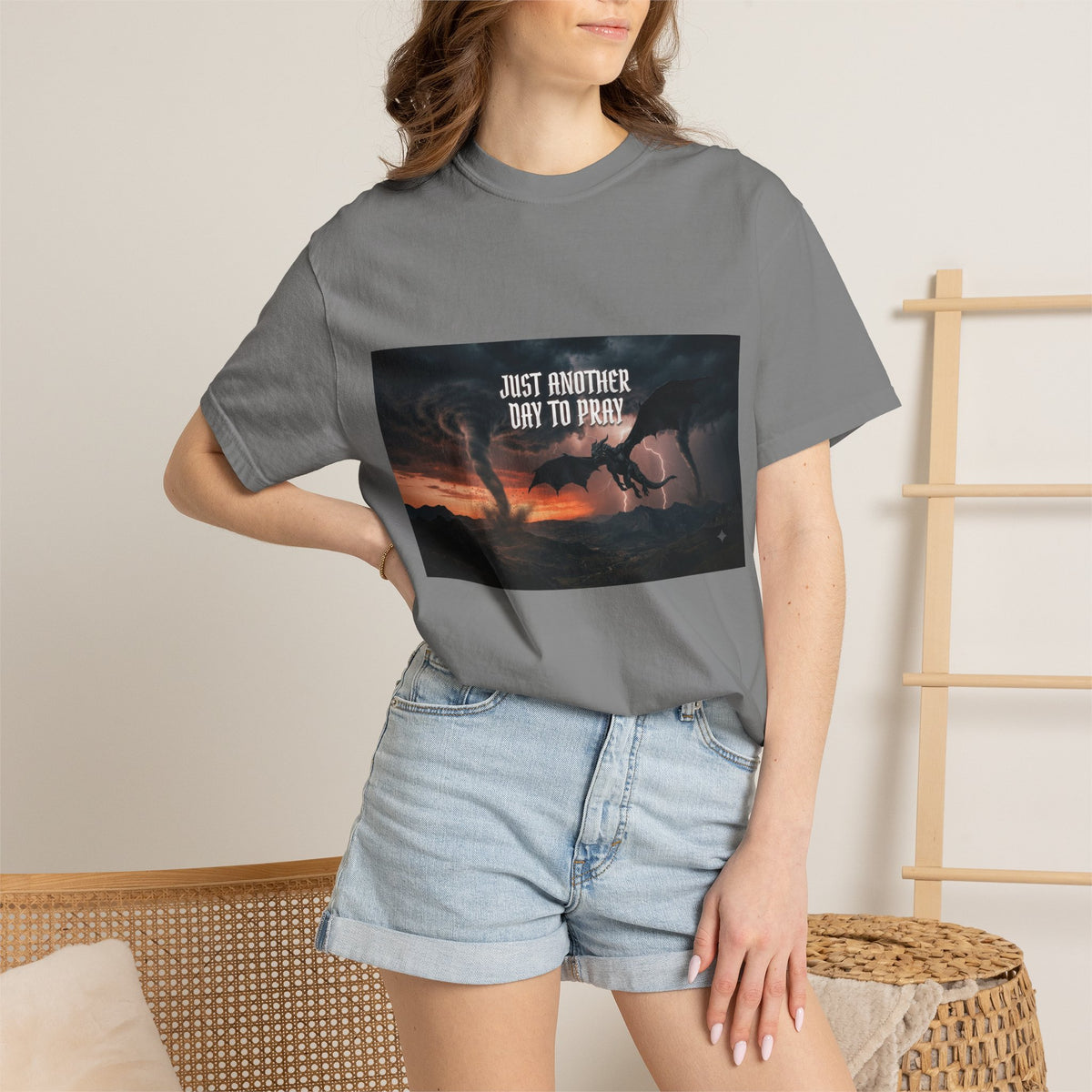 Just Another Day to Pray T-Shirt — Inspirational Prayer Graphic Tee
