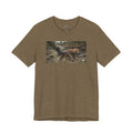 Fox Running Nature Tee — “2 Timothy 1:7 Over Perfection” Inspirational Christian T‑Shirt